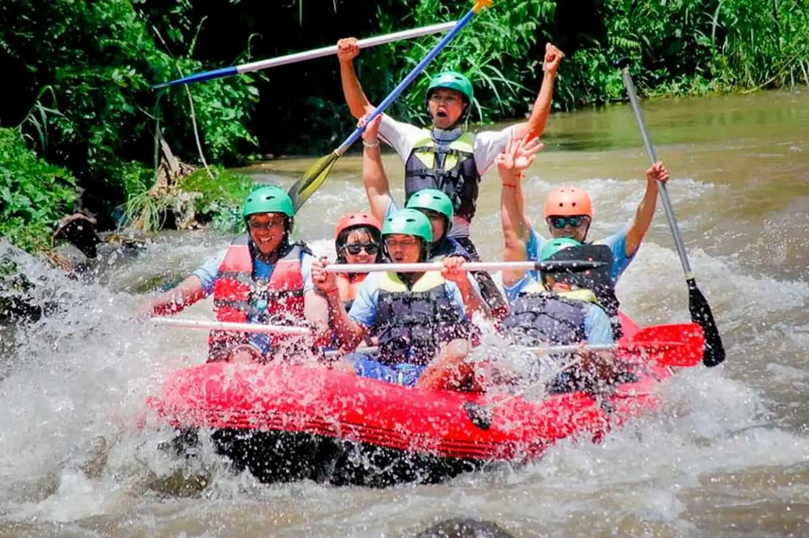 White Water Rafting at Telaga Waja