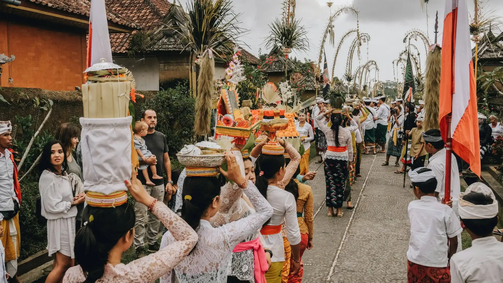 Tourists in Bali